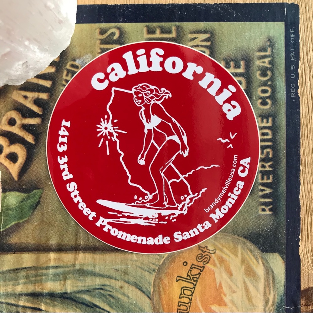 SANTA MONICA SURF STICKER